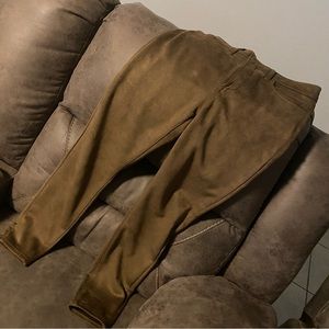 Banana republic brown suede-like pants